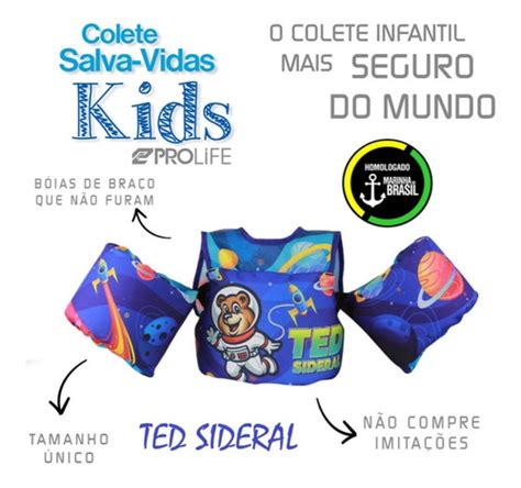 Colete Boia Braço Peito Infantil Praia Piscina 25kg Prolife Frete grátis