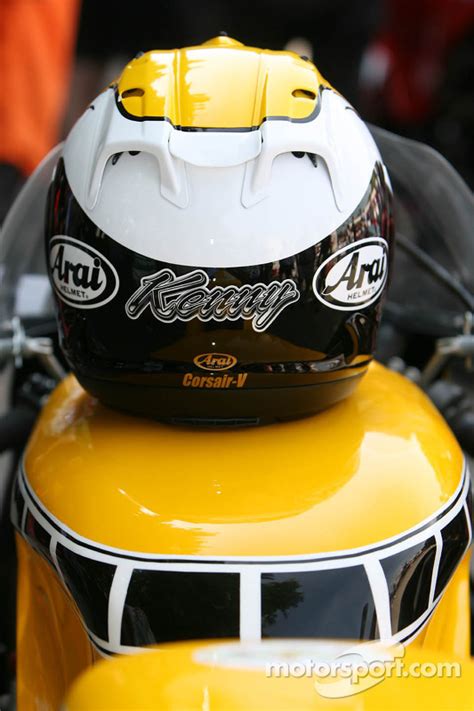 Kenny Roberts' helmet at Goodwood Festival of Speed