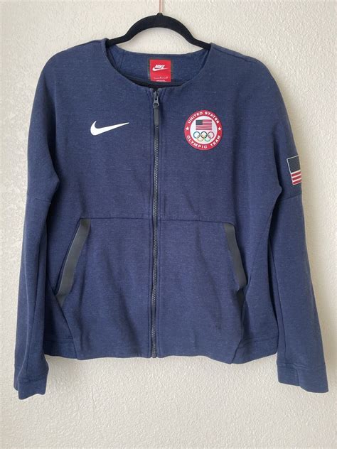 Nike Olympics Tech Fleece Jacket TEAM USA Womens SIZE Gem