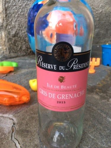 2015 Réserve du Président Gris de Grenache Vivino US