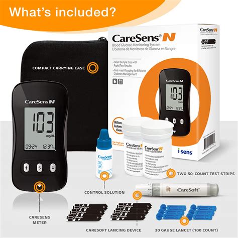 Mua Caresens N Blood Glucose Monitor Kit With Blood Sugar Test