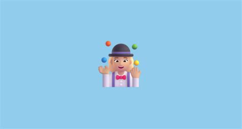 Giocoliere Donna Carnagione Abbastanza Chiara Emoji On Microsoft