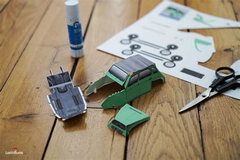 Voiture En Papier Plus De Mod Les Assembler Pendant Le