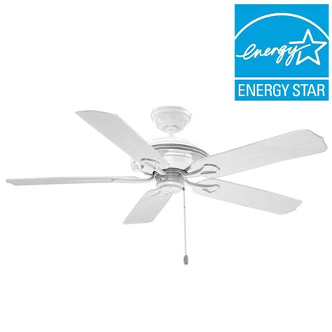 Hunter Mariner 52 in. Indoor/Outdoor White Ceiling Fan-59127 - The Home ...