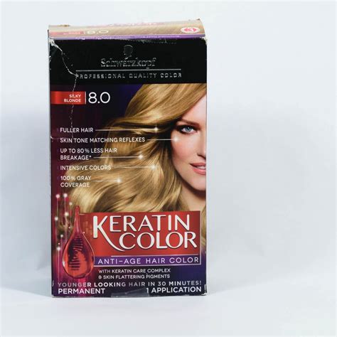 Schwarzkopf Keratin Color Anti Age Permanent Hair Color Silky