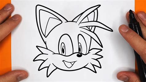 Como Dibujar A Tails Sonic The Hedgehog Paso A Paso Fácil Y Rápido