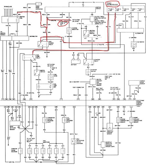 1991 Ford Ranger Fuel Pump Wiring Diagram Wiring Diagram