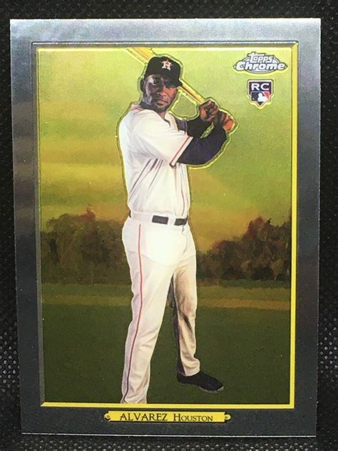 Topps Chrome Yordan Alvarez Rc Turkey Red Houston Astros Rookie