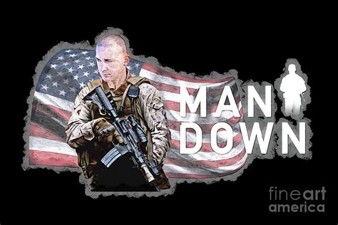 Mo5186 Oil Paint Mixing Man Down Movie Poster Digital Art by Joanie ...