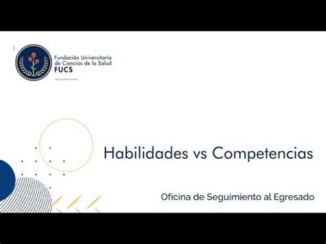 Habilidades Vs Competencias YouTube