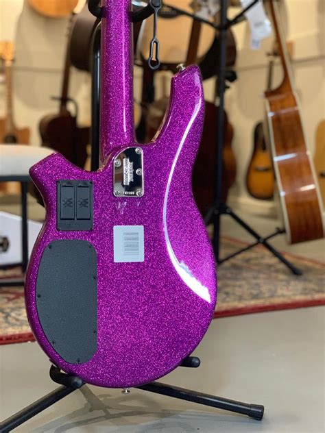 Ernie Ball Music Man Bongo 4 Fuschia Sparkle