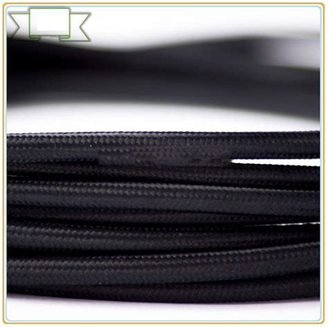 Cable El Ctrico Flexible De Cobre Redondo De Pvc Negro Cable Trenzado