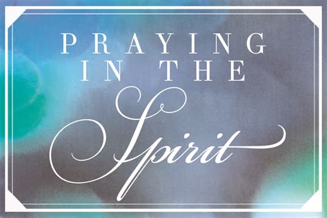 Praying In The Spirit Terri Copeland Pearsons