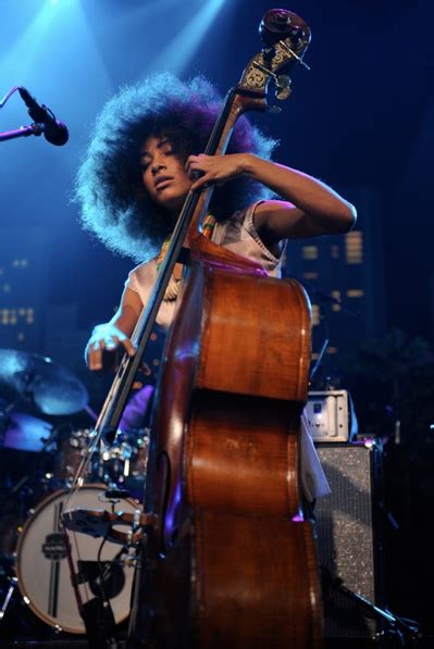 Esperanza Spalding And A String Bass Curls Natural Hair Jazz