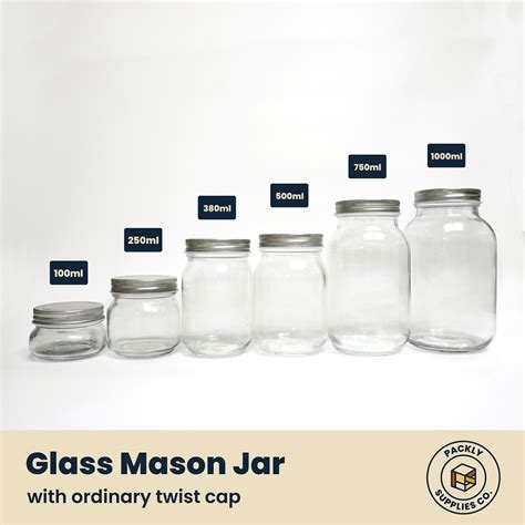 Pc Mason Jar With Twist Cap Lazada Ph