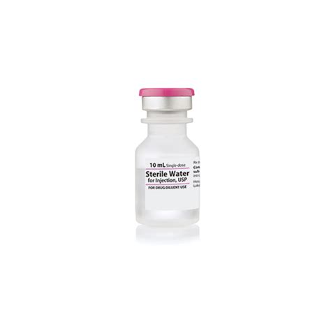 Pfizer Sterile Water For Injection, USP, Single-Dose Vial,, 46% OFF