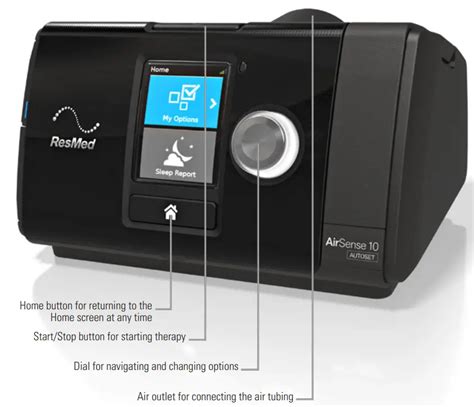 ResMed 37207 AirSense 10 AutoSet CPAP Machine User Guide