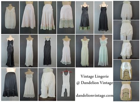 Dandelion Vintage Clothing Weekly Updates Page Vintage Lingerie Added