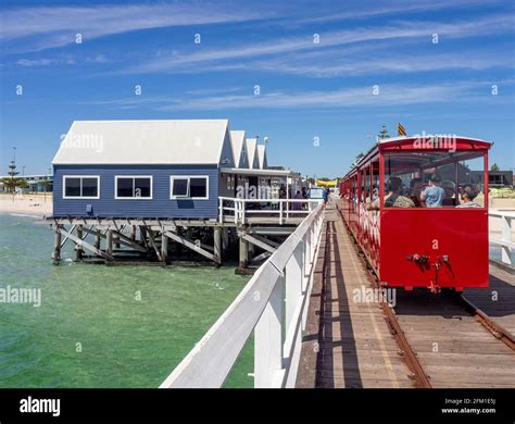 Stocker Preston Express Electric Jetty Train On The Busselton Jetty The