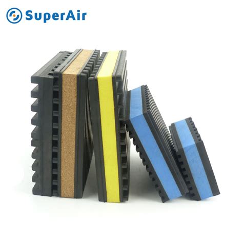 Anti Vibration Isolation Rubber EVA Pad For HVAC HVAC Duct Fittings