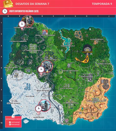 Localiza O Dos Rel Gios No Fortnite