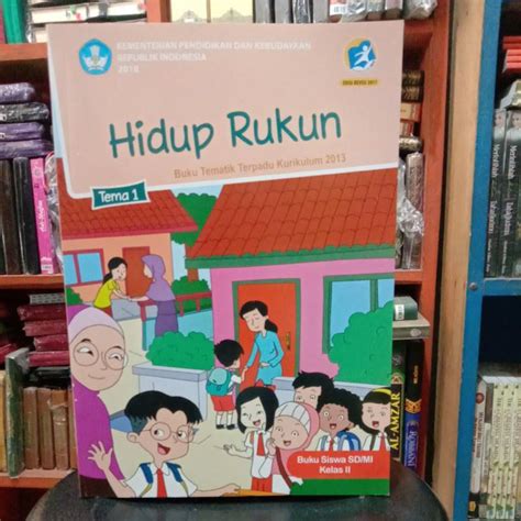 Jual BUKU SISWA SD MI KELAS 2 TEMA 1 HIDUP RUKUN Shopee Indonesia