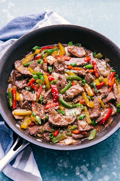 Pepper Steak Stir Fry Never Tasted So Sensational Thin Slices Of Top