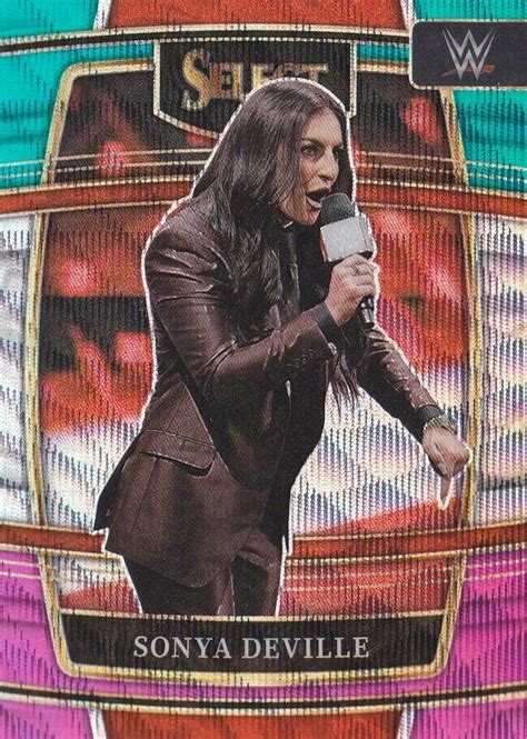 2022 Panini Select WWE Concourse Tri Color Prizm 68 Sonya DeVille