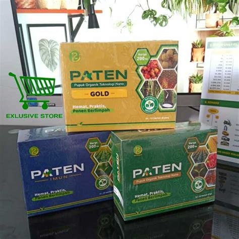 PUPUK PATEN 1 BOX ISI 24 SACHET IMUN PATEN PUPUK PATEN GOLD Lazada