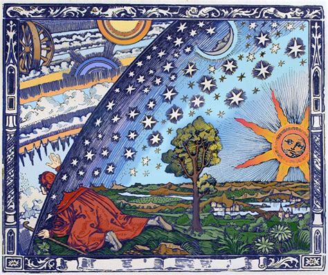 The Edge of Spirit - The Flammarion engraving is a wood engraving by an...