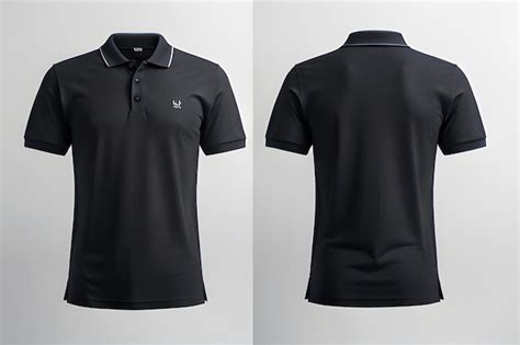 Modelo Realista De Camisa Polo Branca Masculina Foto Premium