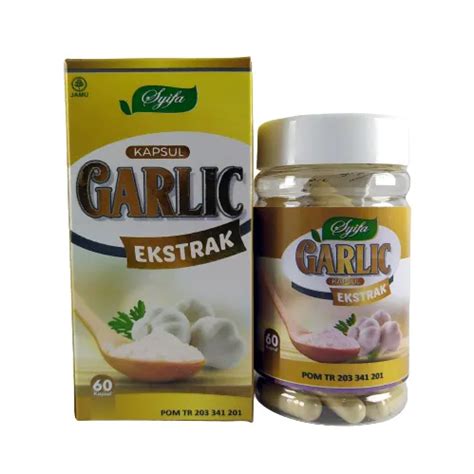 COD Kapsul Garlic Ekstrak Bawang Putih Syifa Isi 60 Kapsul Bawang