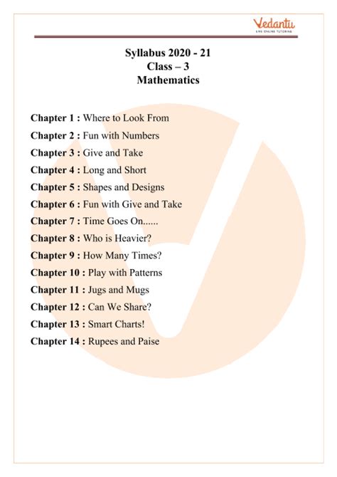 Cbse Grade 3 Maths Textbook Pdf