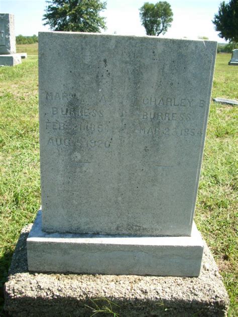 Charles Boyd Burress Find A Grave Memorial