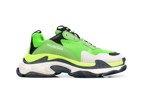 Balenciaga Triple-S Neon Green/Black/White | Hypebae