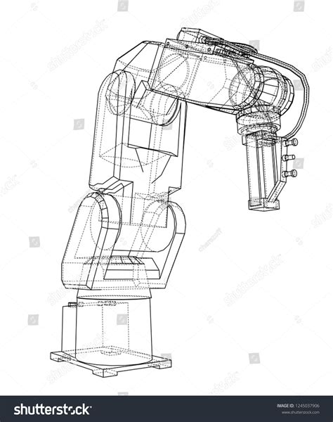 4 degree of freedom robotic arm drawing 12