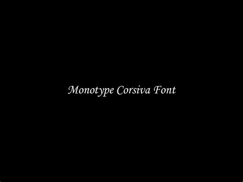 Monotype Corsiva Font by Charlieaat on DeviantArt