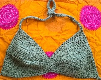 Green Crochet Bikini Etsy