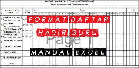 Contoh Surat Keterangan Absensi Manual Imagesee