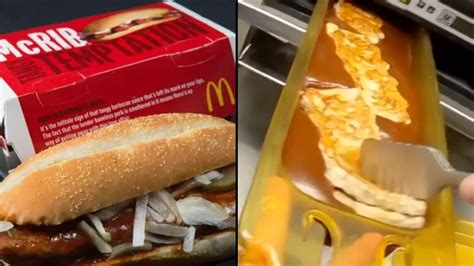 Mcdonalds Worker Reveals Secret Way The Mcrib Is Actually Made As It