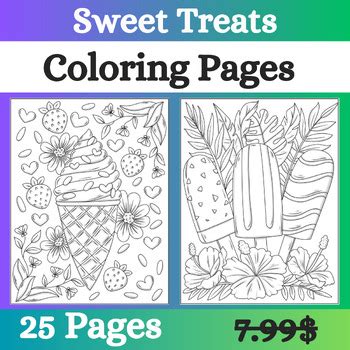 Sweet Treats Coloring Pages Solar Eclipse 2024 By Coloring Book