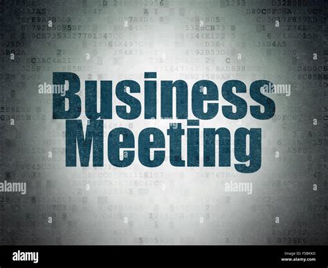 Business concept: Business Meeting on Digital Paper background Stock ...