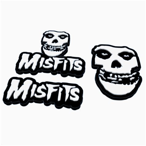 Stl File 3x Misfits Logo Display By Maniacmancave3d 🚩 ・3d Printer Model