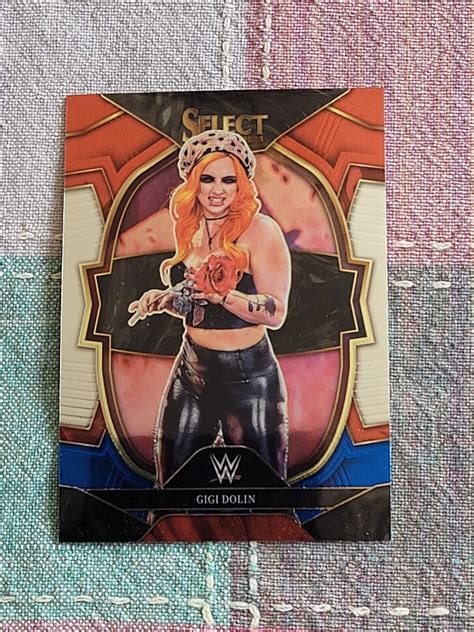 Gigi Dolin 2023 Panini Select WWE Concourse Red Blue Prizm 83 NXT