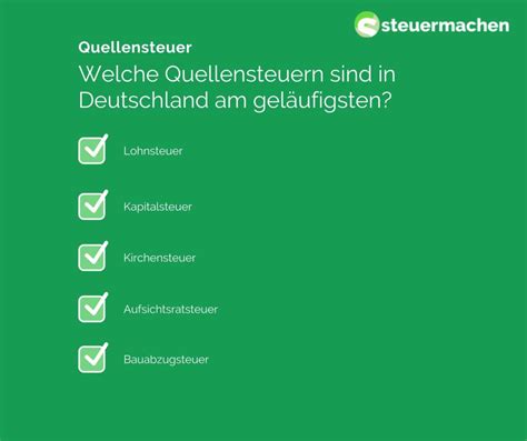 Quellensteuer zurückholen steuermachen