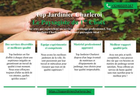 Calam O Top Jardinier Charleroi Brochure Pptx