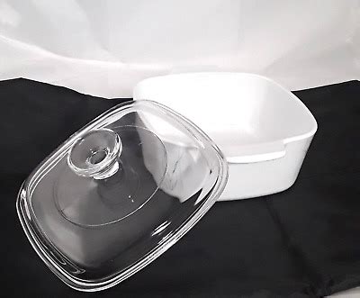 Corning Ware Shadow Iris A 1 1 2 B 1 5 Liter Casserole Dish Lid Vintage