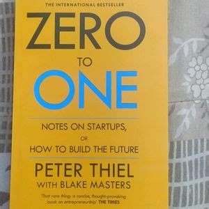 Fiction Books Zero To One By Peter Thiel Freeup