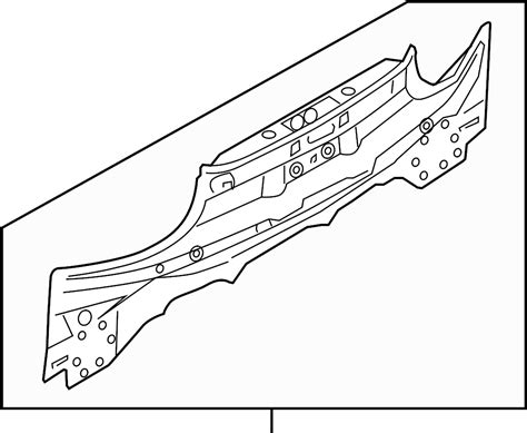 View G9110 JF3MA Rear Body Panel Rear Upper Full Sized Product Image