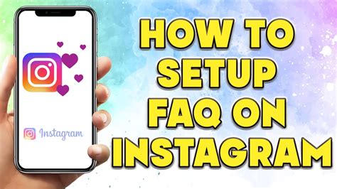 How To Setup Faq On Instagram Instagram Frequently Asked Questions Youtube